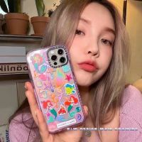 iPhone13 Casetify Cute Pink Mermaid Princess Shockproof transparent Phone case for iPhone 13 12 11 Pro Max Ix Xr Xs Max 8Plus 7Plus Case TPU Soft Cover