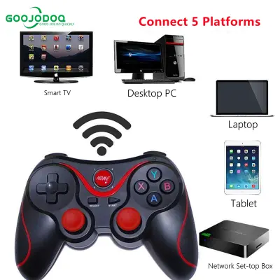 GOOJODOQ Gamepad โทรศัพท์ Android บลูทูธไร้สายอาเขตทีวีกล่อง Simulator PUBG PSP สำหรับแท็บเล็ต iPad แล็ปท็อปเดสก์ท็อป PC