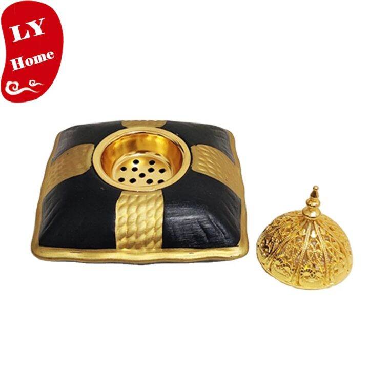 Incense Burner Arabic Luxurious 2022 Middle East Style Bakhoor Burner Lazada.co.th