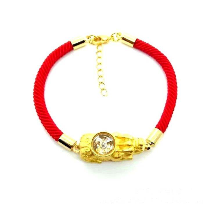 good fortune spinner money piyao red string amulet bracelet Lazada PH