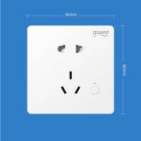 【SALE】 tpcnmw Youpin Gosund Smart Wi-Fi Wall Socket CO1-M 2500W MAX One-Button Anti-Touch Socket Voice Control รีโมทคอนโทรล Timing Switch