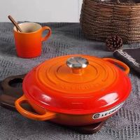 Le Creuset enamel - มัมมี่ - มัมมี่ 26cm หม้อทะเล หม้อนม หม้อซุปซอสซีอิ๊ว