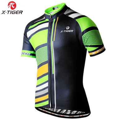X-TIGER Pro Cycling Jersey Men Summer Cycling Clothing Mountain Bicycle Jersey Ropa Ciclismo Maillot Bike Clothes
