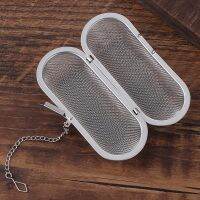 【CW】 Spices Infuser Mesh Loose Herbal Strainer Filter with Extended Chain Seasoning Balls