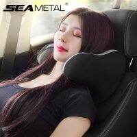 Ultra Soft Car Headrest Universal U-Shape Pillow Neck Support 3D Memory Foam Neck Protector Pillow Massage Reduce Fatigue