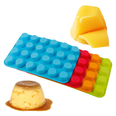 Delidge Mini Muffin Puncakes 24 Cupcakes Silicone Mold Cup Mould Non Stick Tray Biscuit Pans Bakeware Baking Tools