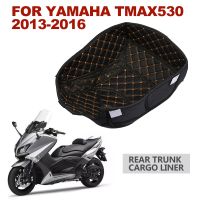 ►☄แกลลอนหนังกล่องเก็บของรถจักรยานยนต์สำหรับยามาฮ่า TMAX530 TMAX T สูงสุด530 2013-2016แผ่นรองที่เก็บของท้ายรถ