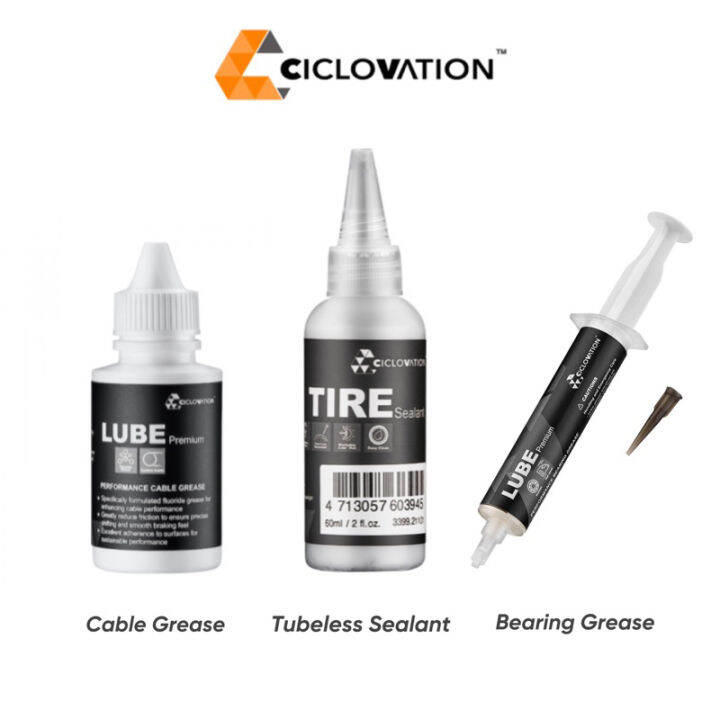 CICLOVATION TUBELESS SEALANT/ CABLE GREASE/ BEARING GREASE BIKE Lazada