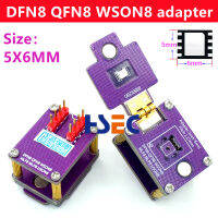 WSON8 TL866ii MLF8 MLP8 QFN8 To T56อะแดปเตอร์6*5มม. 6*8ชิป IC ซ็อกเก็ตสำหรับ Plus RT809H F T48โปรแกรมเมอร์