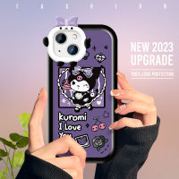 เคสโทรศัพท์ Apple iPhone 15 Plus,iPhone 15,iPhone 15,iPhone 15 Pro ลายการ์ตูน Kuromi เคสโทรศัพท์มีลายเคสเลนส์โทรศัพท์มอนสเตอร์เคสโทรศัพท์มือถือนิ่มกันกระแทก