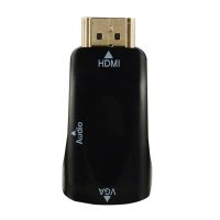 Konverter Video hitam tahan lama aksesori Audio adaptor Vga kabel Audio putih tahan aus