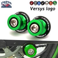 ☏ Logo For Kawasaki Versys 650 1000 Versys650 Versys1000 2015-2022 2023 Moto Swingarm Spools Sliders Stand Screws 8MM Accessories