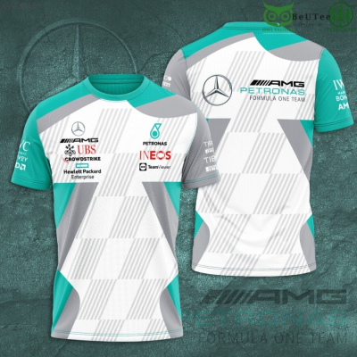 Team Shirt (สต็อกเพียงพอ) Jas Viewer PETRONAS Formula One mer-cedes 3D T-Shirtคุณภาพสูง size:S-5XL