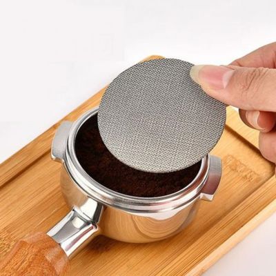 ✱✵ Coffee Filters 51mm/58mm Puck Screen Reusable Replacement Stainless Steel Good Filtration Performance Coffee Portafilter Screen