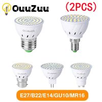 [HOT QQZIWWUJJWG 104] GU10 LED E27โคมไฟ E14 Spotlight หลอดไฟ48 60 80Leds Lampara 220V GU 10 Bombillas Led MR16 Gu5.3 Lampada จุด B22 5W 7W 9W