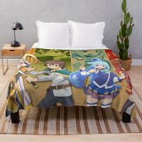 Ready Stock Konosuba 2 Throw Blanket Soft Plaid Decorative Sofa Blankets