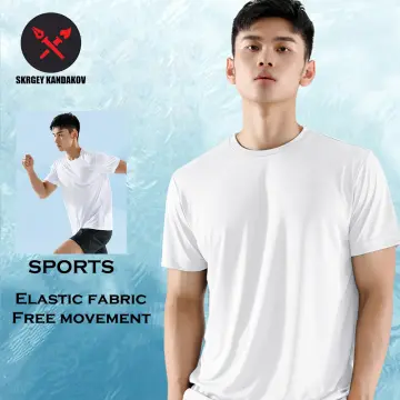 Men Sports Active shorts Sleeve Shirt Quick Dry Gym Training Dry