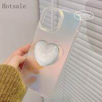 2023Hotsale INS Love ผู้ถือเลเซอร์ Matte โปร่งแสงสำหรับ Samsung S23 S22 Ultra S21 S20 FE S10 Plus A22 A71 A52 A51 A32 5G