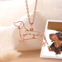 ™❂✹  Custom Name Necklace Nameplate Anime Dog Customizing Jewelry Lovers