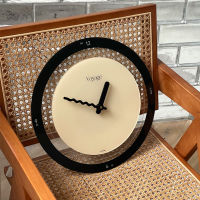 ?Dream Best? French Ins Net Red Cream Clock Wall Clock Nordic Modern Simple Clock Home Fashion Silent Shi Ying Clock