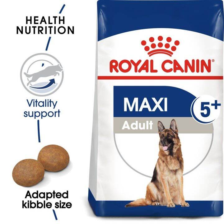 ส่งฟรี-royal-canin-maxi-adult-5-15kg-อาหารเม็ดสุนัขสูงวัย-พันธุ์ใหญ่-อายุ-5-ปีขึ้นไป