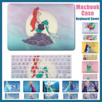 Princess Mermaid Anna Elsa Jasmine Macbook Case Pro Air 13 2020 A2338 M1 A2337 A2289 A2251 A2179 A1932 A1466 Pro 16 A2141 Pro 13 A2159 A1989 Air 11 Retina 12 13 A1502 Marble Print Case Hard Cover Protect