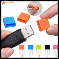 CIYA74581 ป้องกัน-ฝุ่น ฝาครอบกันฝุ่น USB ตัวผู้ ซิลิโคนทำจากซิลิโคน สีทึบทึบ ฝาครอบปลั๊กเสียบ ฝาครอบป้องกัน USB ตัวผู้ ส่วนขยายการชาร์จ ตัวหยุดสายเคเบิลข้อมูล