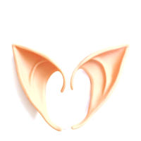 Hot Sale Christmas Latex Elf Ears Soft High Simulation Harmless False Ears Props Fairy Angel Dress Up Christmas Cosplay