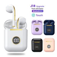 ?ปลา + Gratis Ongkir?X1/J18 Headphone Stereo หูฟังไร้สายหูฟังบลูทูธไร้สายใหม่พร้อมห้องโดยสารหูฟังเหมาะสำหรับสมาร์ทโฟน