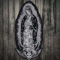 Our Lady of Guadalupe Embroidery Patches Catholicism Mexican Iron on Badges for Clothing Jacket Vest Backpack Accessories DIY Haberdashery