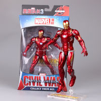 Fancy【พร้อมส่ง】 Marvel Aven * Gers Infinity War IronMan PVC รูปการกระทำ Tony Stark ของเล่นรูปไวนิลที่สามารถเคลื่อนย้ายได้