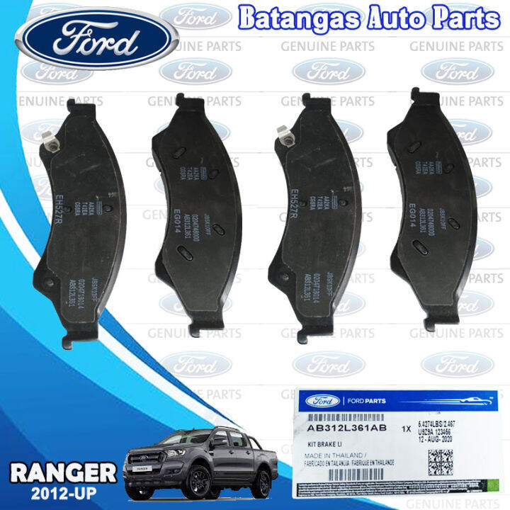 GENUINE BRAKE PADS FORD RANGER 2011UP AB312L361AB Lazada PH
