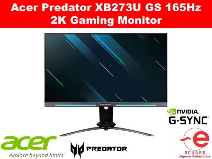 Acer Predator Xb273u Gs 165hz 2k Gaming Monitor 