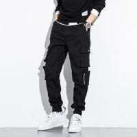 Gifts Spot 2023 Spring And Autumn Casual Pants Multi -Pocket Worker MenS Loose Large Size Sports Beam