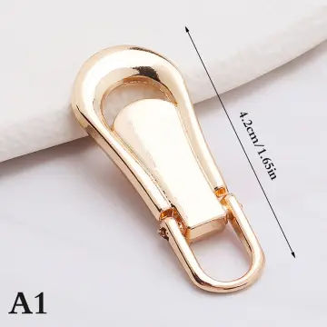 1 One Enjoy Upgraded Zipper Pull Replacement Metal Zipper Handle Mend Fixer Zipper Tab Repair for Shoes Luggage Suitcases Bag Jacket (8 Pcs)