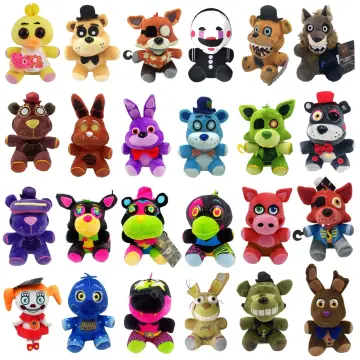 FNAF Plush Toys Freddy Bear Foxy Chica Clown Bonnie Animal Stuffed