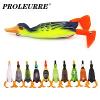 【cw】 1pcs Propeller Fishing Lures 9.5cm 12g Ducking Frog Soft Artificial Bait Eyes Day Bass Pesca Tackle !