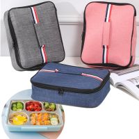 ▲☽ Insulated Lunch BoxOxford cloth aluminum foil Cold Food Cooler Thermal Bag Handbag Men Women Travel Portable Camping Picnic Bag