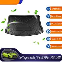 Alas Bagasi Mobil S รถยนต์ Toyota Yaris 2022อุปกรณ์เสริม Vios Hatchback XP150 2014 ~ 2023 2020อุปกรณ์เสริม Alas Bagasi Mobil วัสดุ EVA 3มิติ