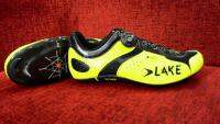 รองเท้าปั่นจักรยานLake CX220 cycling shoe ไซค 42 สี Yellow/ Black