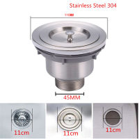 3-12นิ้วอ่างล้างจานเครื่องกรองน้ำที่ถอดออกได้ลึกตะกร้าขยะ SUS 304สแตนเลสประกอบท่อระบายน้ำ Escurridor De Pla