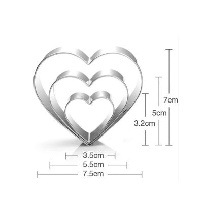 【☄New Arrival☄】 congbiwu03033736 แม่พิมพ์อบวันวาเลนไทน์ Vogvigo สำหรับอุปกรณ์สเตนเลสอบขนม "ความรัก" เครื่องมือทำขนมอบการตกแต่งแม่พิมพ์จดหมาย