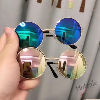 【hot sale】☇™☎ D03 Childrens Eyewear Cute Round Frame Sunglasses Metallic Fruit Dazzle Eyeglasses Personality Sunglasses for 2-8 Years Old