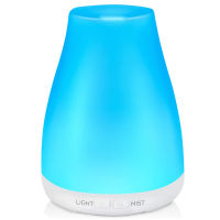 Diffuser100ml เครื่องกระจายน้ำมันหอมระเหยในครัวเรือนโคมไฟบรรยากาศสีสันสดใสเครื่องเพิ่มความชื้นในอากาศอัลตราโซนิก