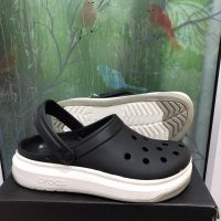 รองเท้าแตะ แตะCROCS Crocband Full Force Clog สีขาว S.M4-M11 รองเท้าแตะผู้ชาย-ผู้หญิง  รองเท้าแตะหัวโต #ยอดฮิตติดเทรน V43A004 -YH