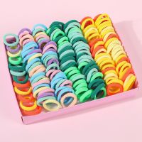 【CC】☬❄☎  150PCS Children Hair Band Elastic Color Baby Headband Kids Ponytail Holder Scrunchies Headwear Accessories