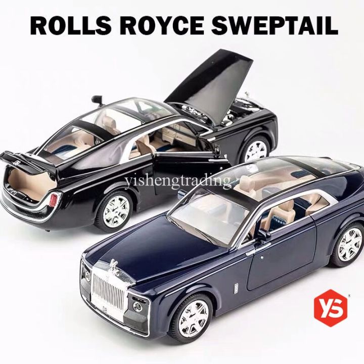 โมเดลรถ-rolls-royce-sweptail-1-24-โมเดลรถเหล็ก