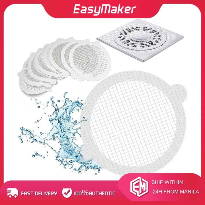 10pcs, Disposable Shower Drain Hair Catcher For Shower, Hair Catcher Shower  Drain Bathtub Stopper, Mesh Stickers Filter Sink Strainer Stickers , Bathr