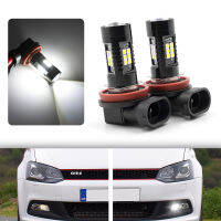 2Pc White Canbus No Error H8 LED Fog Light Bulb For 09-17 VW Polo Mk5 Gti Hatch 6R 6C 61 Led Lamps
