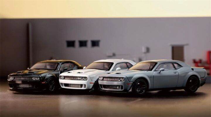 pre-order-sh-stance-hunters-1-64-dodge-srt-hellcat-metallic-white-grey-black-diecast-model-car